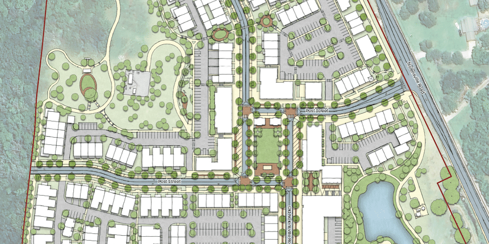 A concept map of nolensville townsquare